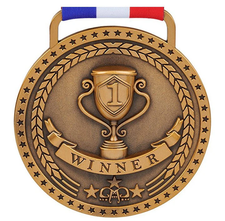 Metal Blank Ribbon Sports Medals
