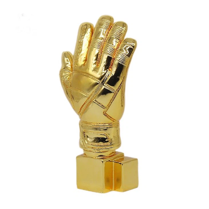 World Trophy Resin Crafts Golden Trophy Cup Award